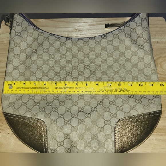 BEAUTIFUL Gucci canvas and leather hobo - Picture 13 of 15